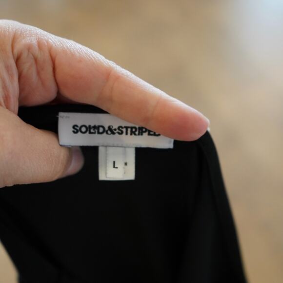 SOLID & STRIPED palm tree crew x s&s‎ the ariana dress Cut out Size L - Picture 4 of 8